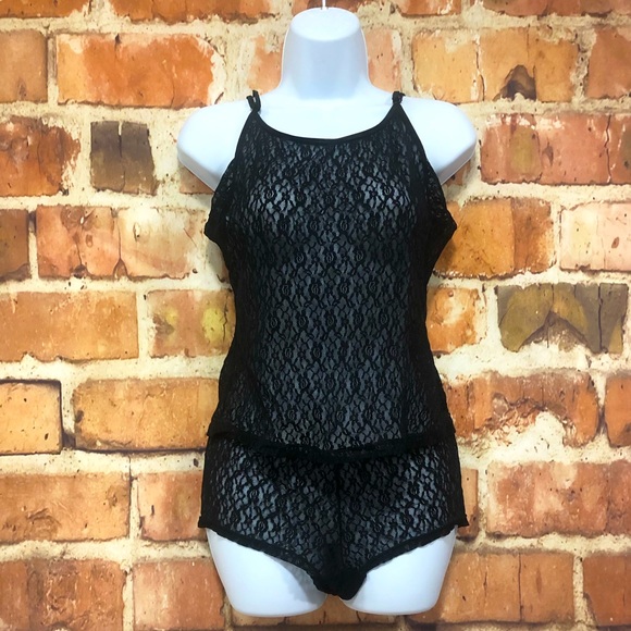 Lace Tank & Bra *LARGE* - Picture 1 of 4